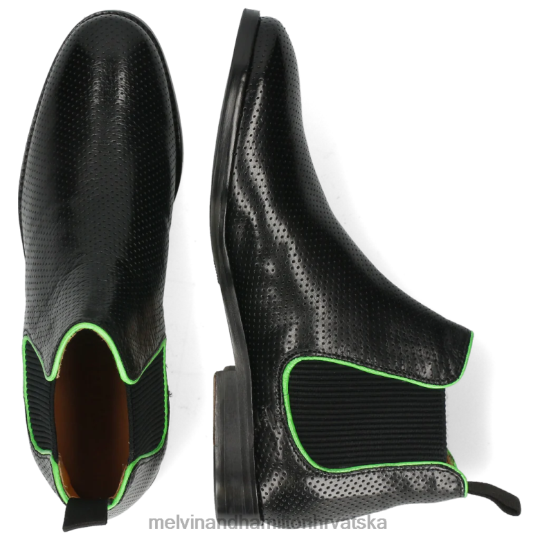 Amelie 4 žene Melvin & Hamilton crno 22DJH1121 gležnjače