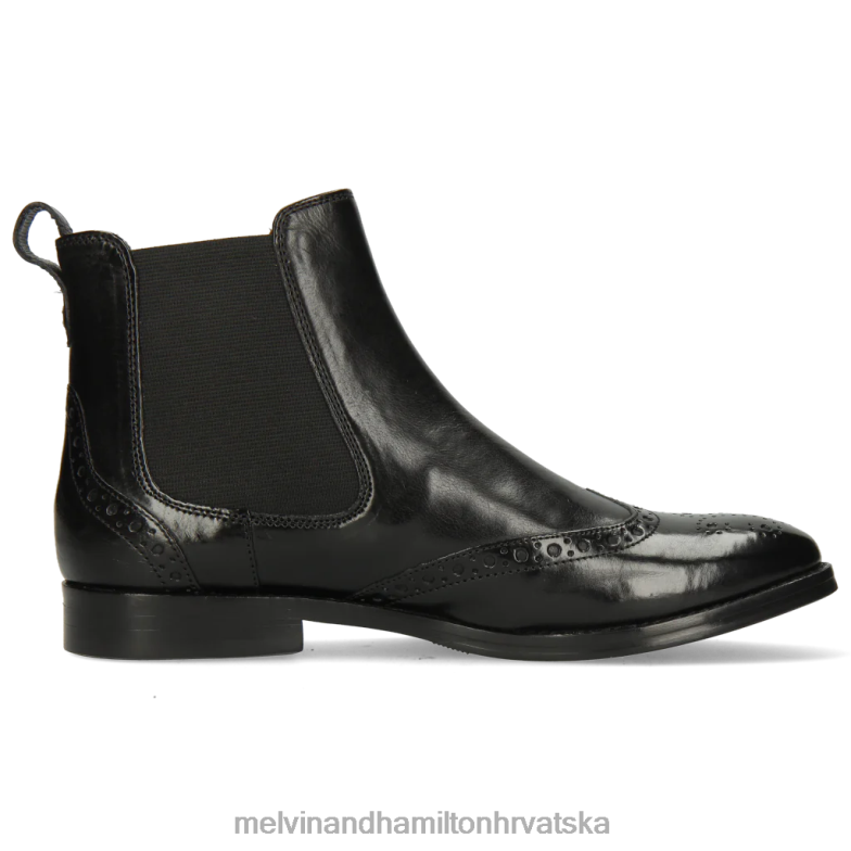 Amelie 5 žene Melvin & Hamilton crno 22DJH1021 gležnjače