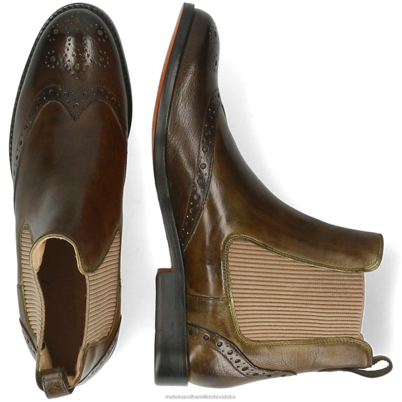 Amelie 5 žene Melvin & Hamilton zelena 22DJH919 gležnjače