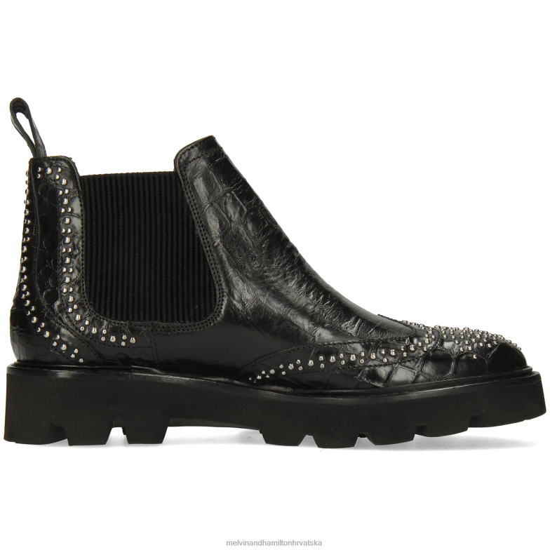 Sally 45 žene Melvin & Hamilton crno 22DJH856 gležnjače