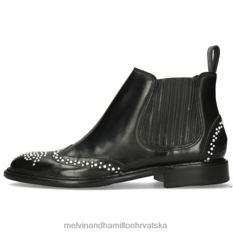 Sally 46 žene Melvin & Hamilton crno 22DJH1061 gležnjače