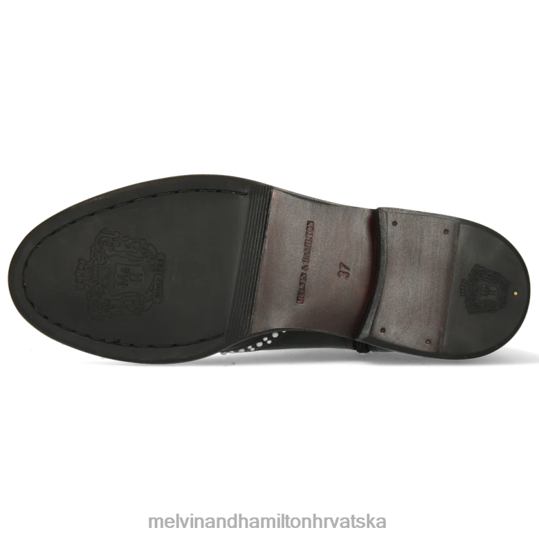 Sally 46 žene Melvin & Hamilton crno 22DJH1061 gležnjače