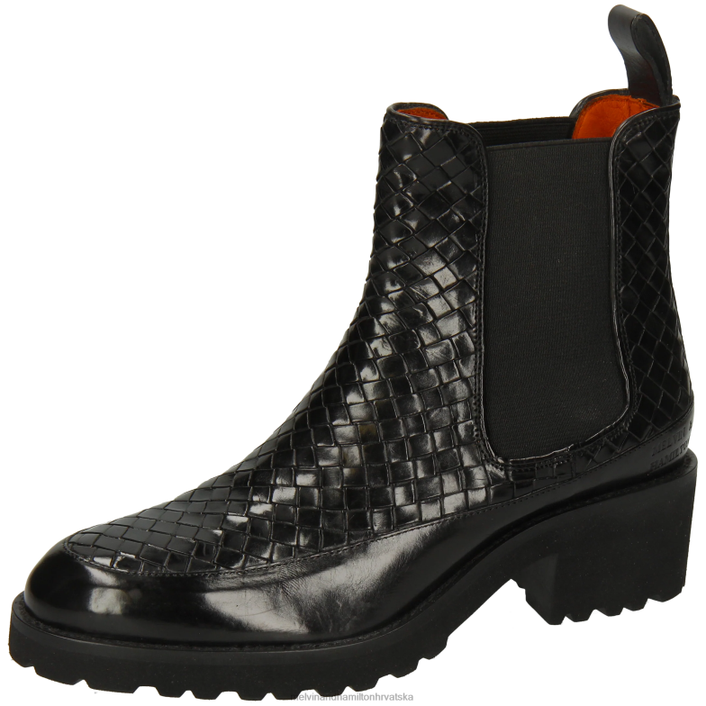 abigail 1 žene Melvin & Hamilton crno 22DJH924 gležnjače