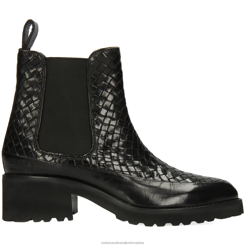 abigail 1 žene Melvin & Hamilton crno 22DJH924 gležnjače