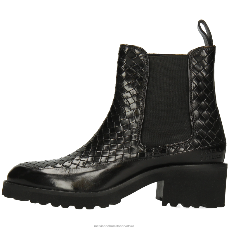 abigail 1 žene Melvin & Hamilton crno 22DJH924 gležnjače