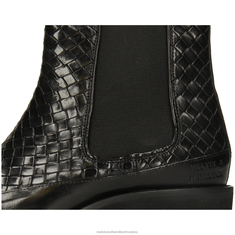 abigail 1 žene Melvin & Hamilton crno 22DJH924 gležnjače