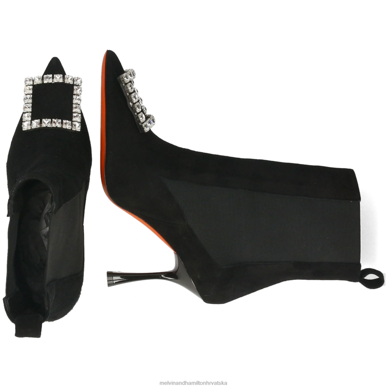 alena 5 žene Melvin & Hamilton crno 22DJH811 gležnjače