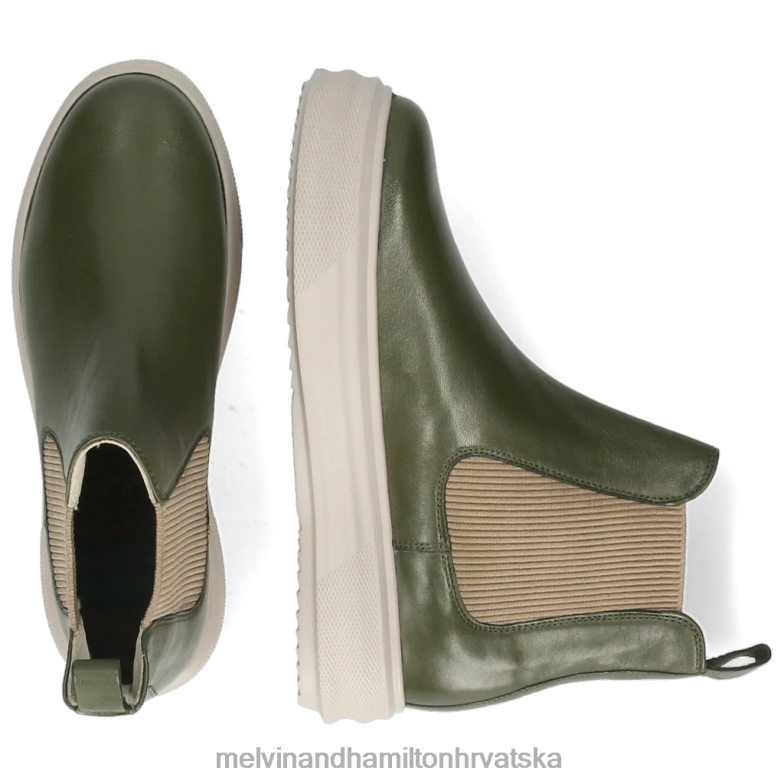 fay 1 žene Melvin & Hamilton zelena 22DJH1074 gležnjače