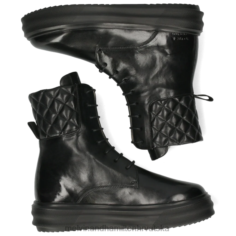 fay 4 žene Melvin & Hamilton crno 22DJH1084 gležnjače