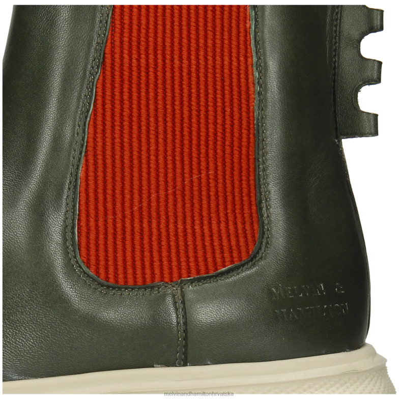 fay 5 žene Melvin & Hamilton zelena 22DJH1003 gležnjače