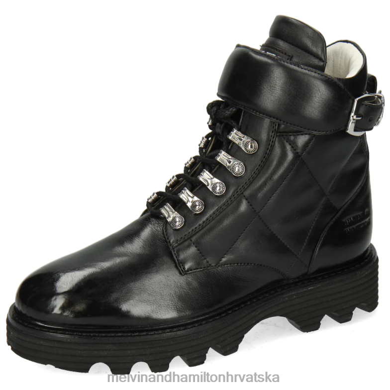 leonie 11 žene Melvin & Hamilton crno 22DJH1063 gležnjače