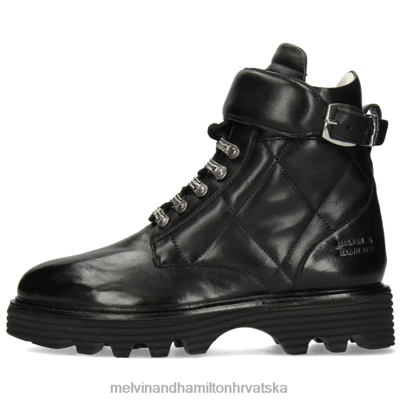 leonie 11 žene Melvin & Hamilton crno 22DJH1063 gležnjače