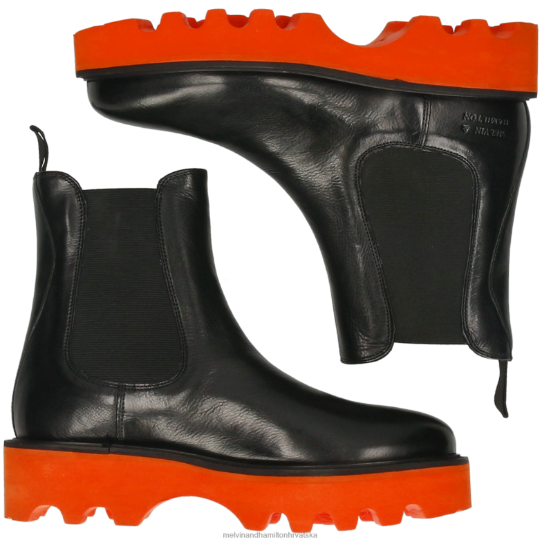 leonie 5 žene Melvin & Hamilton crno 22DJH876 gležnjače