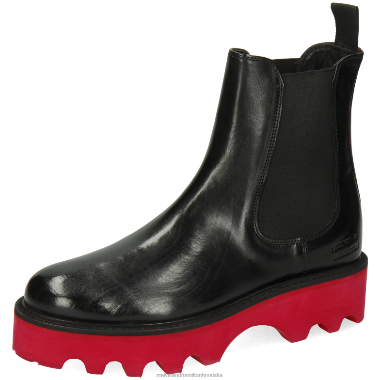 leonie 5 žene Melvin & Hamilton crno 22DJH897 gležnjače