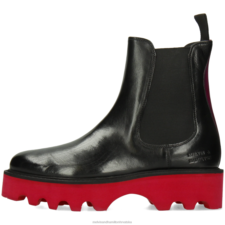 leonie 5 žene Melvin & Hamilton crno 22DJH897 gležnjače