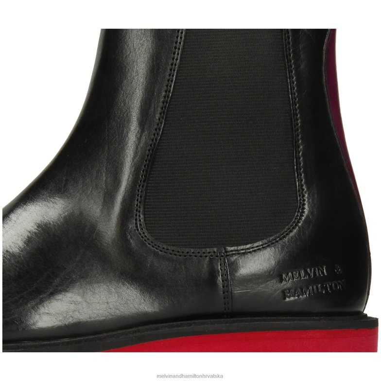 leonie 5 žene Melvin & Hamilton crno 22DJH897 gležnjače