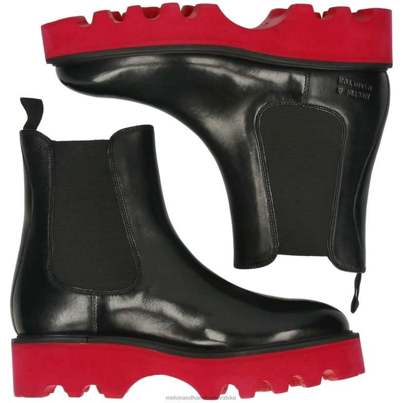 leonie 5 žene Melvin & Hamilton crno 22DJH941 gležnjače