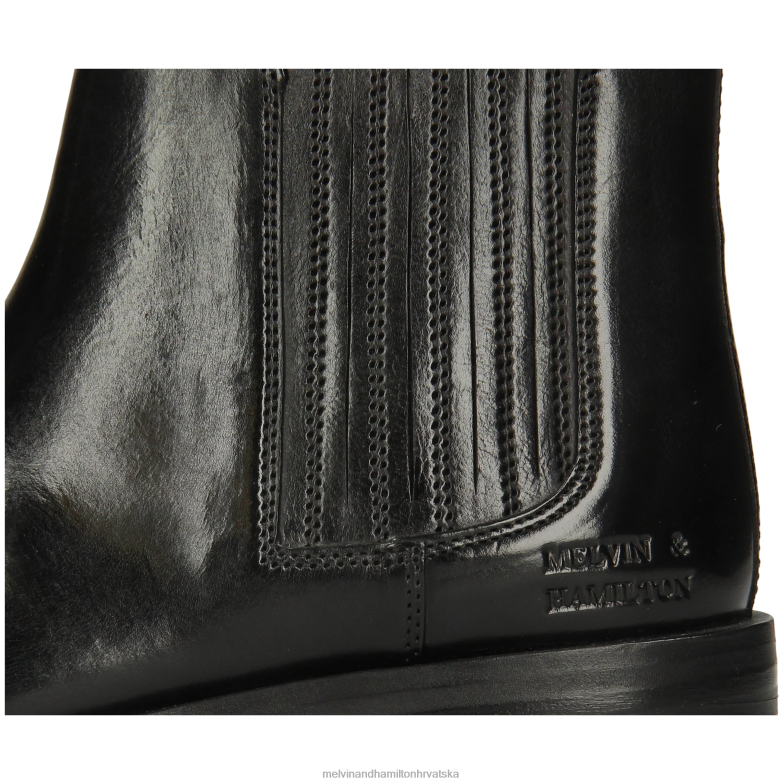 ljepotica 1 žene Melvin & Hamilton crno 22DJH957 gležnjače