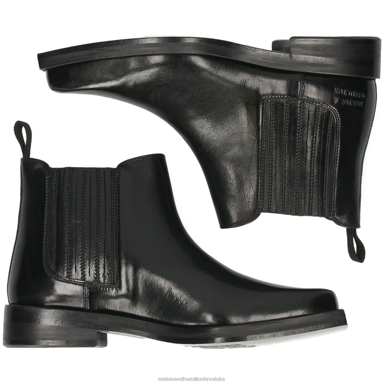 ljepotica 1 žene Melvin & Hamilton crno 22DJH957 gležnjače