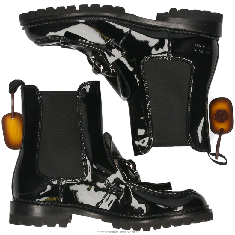 marija 11 žene Melvin & Hamilton crno 22DJH959 gležnjače