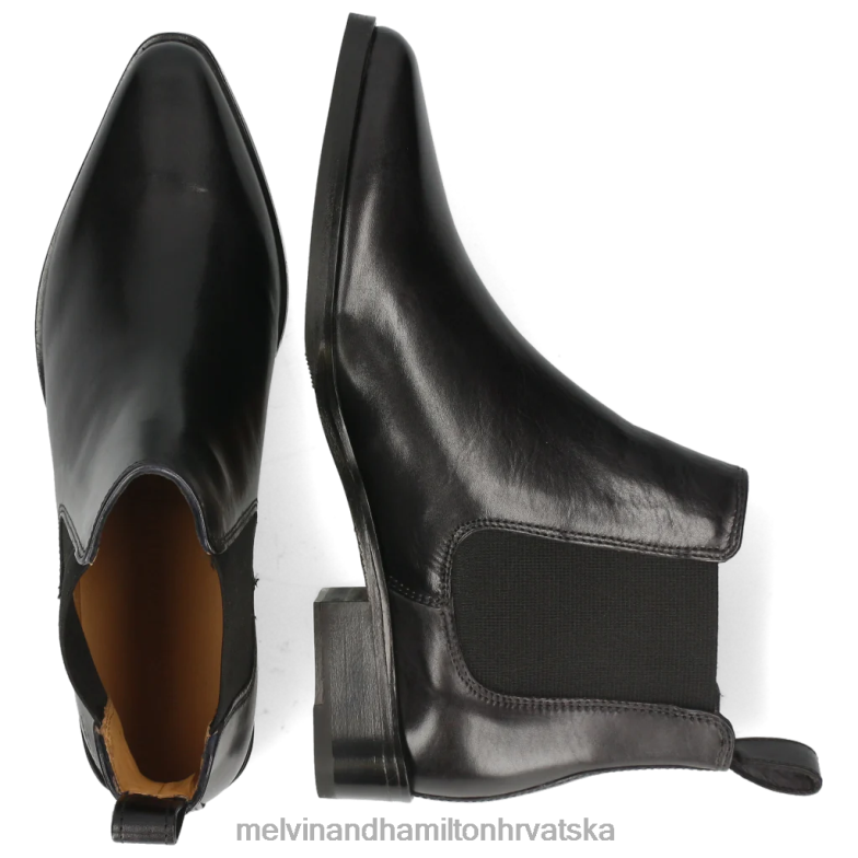 marlin 4 žene Melvin & Hamilton crno 22DJH989 gležnjače