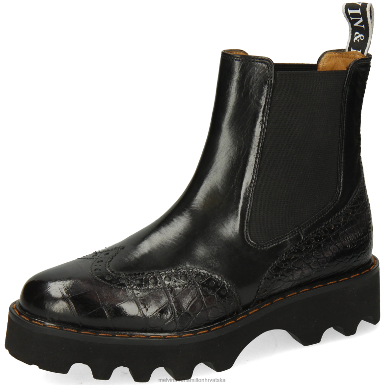 megan 37 žene Melvin & Hamilton crno 22DJH911 gležnjače