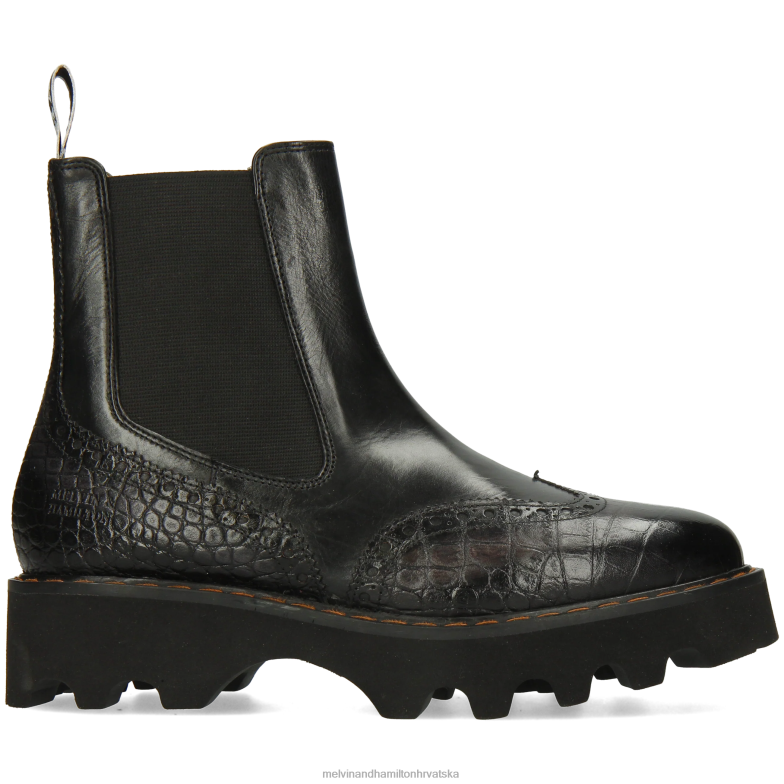 megan 37 žene Melvin & Hamilton crno 22DJH911 gležnjače