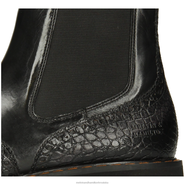 megan 37 žene Melvin & Hamilton crno 22DJH911 gležnjače