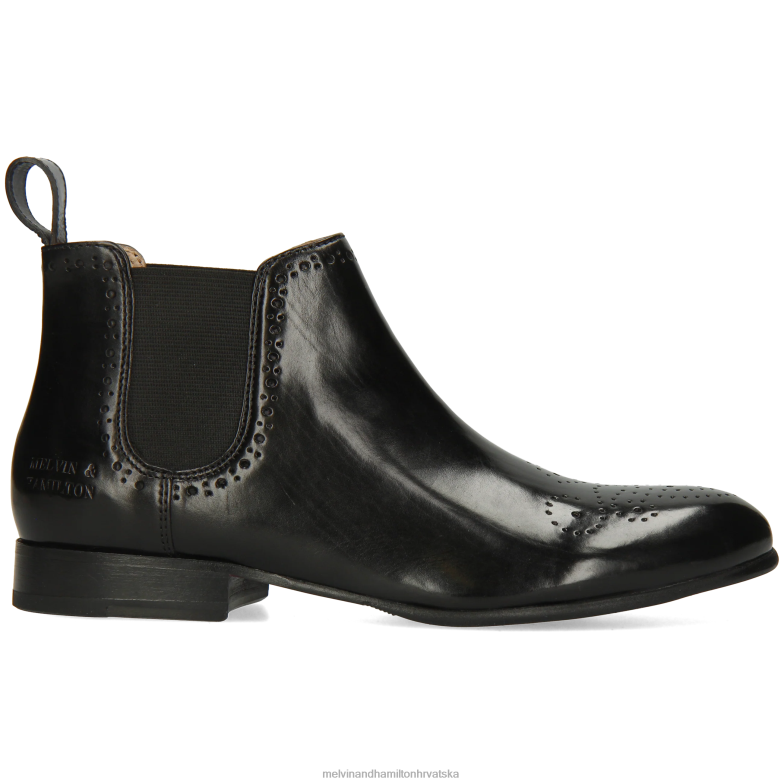 sali 16 žene Melvin & Hamilton crno 22DJH784 gležnjače