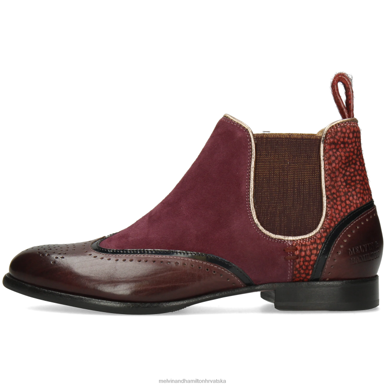 sali 19 žene Melvin & Hamilton ljubičasta 22DJH1087 gležnjače