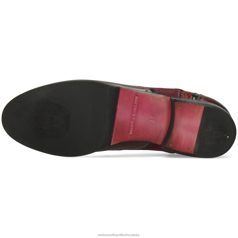 sali 19 žene Melvin & Hamilton ljubičasta 22DJH1087 gležnjače