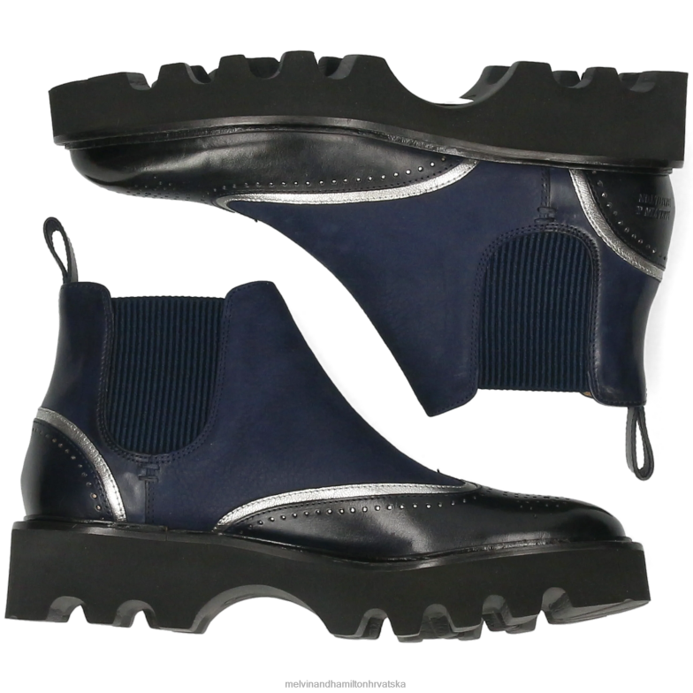 sali 19 žene Melvin & Hamilton plava 22DJH886 gležnjače