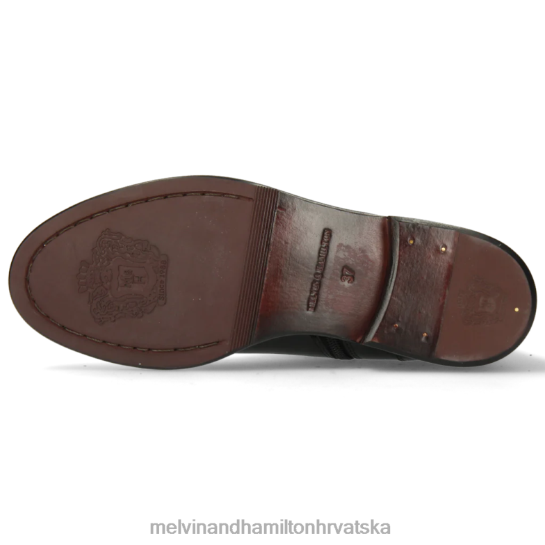 sali 85 žene Melvin & Hamilton crno 22DJH1078 gležnjače