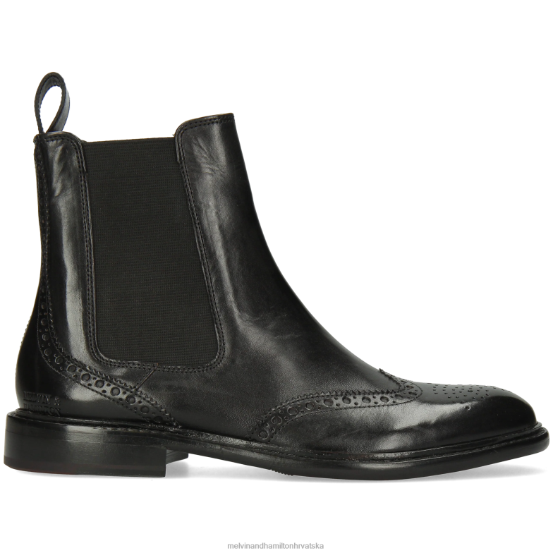 sally 112 žene Melvin & Hamilton crno 22DJH1060 gležnjače