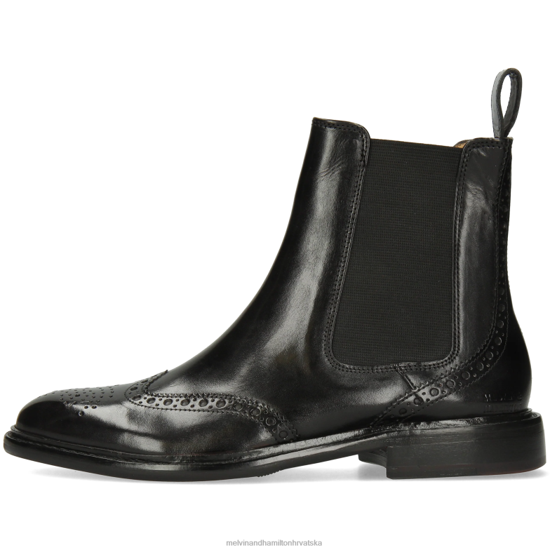 sally 112 žene Melvin & Hamilton crno 22DJH1060 gležnjače