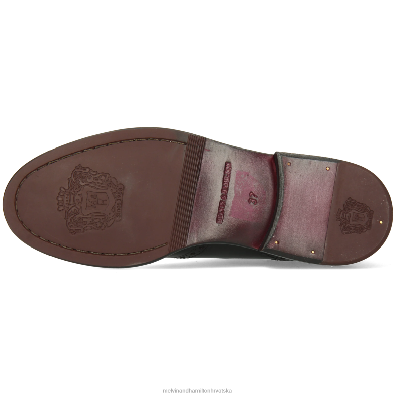 sally 112 žene Melvin & Hamilton crno 22DJH1060 gležnjače