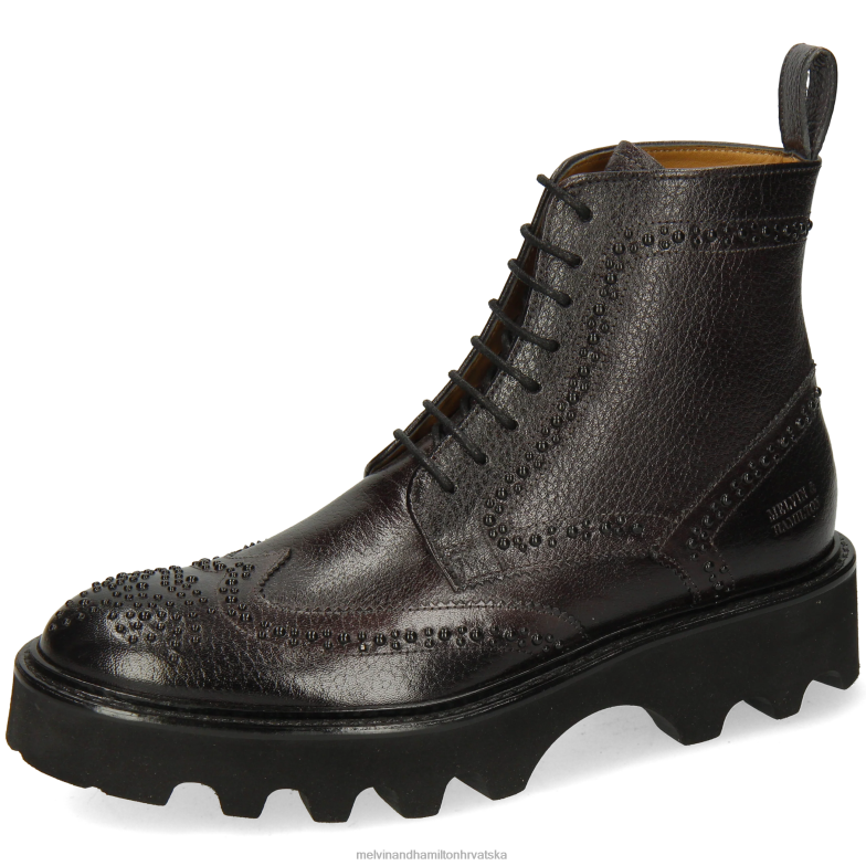 sally 120 žene Melvin & Hamilton crno 22DJH882 gležnjače