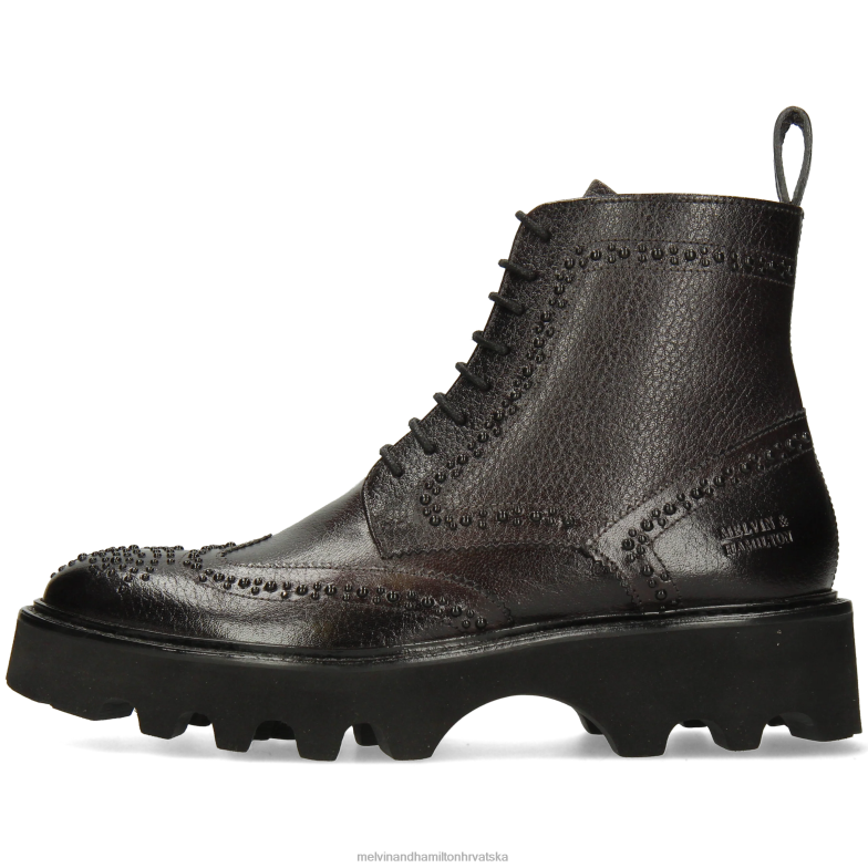 sally 120 žene Melvin & Hamilton crno 22DJH882 gležnjače