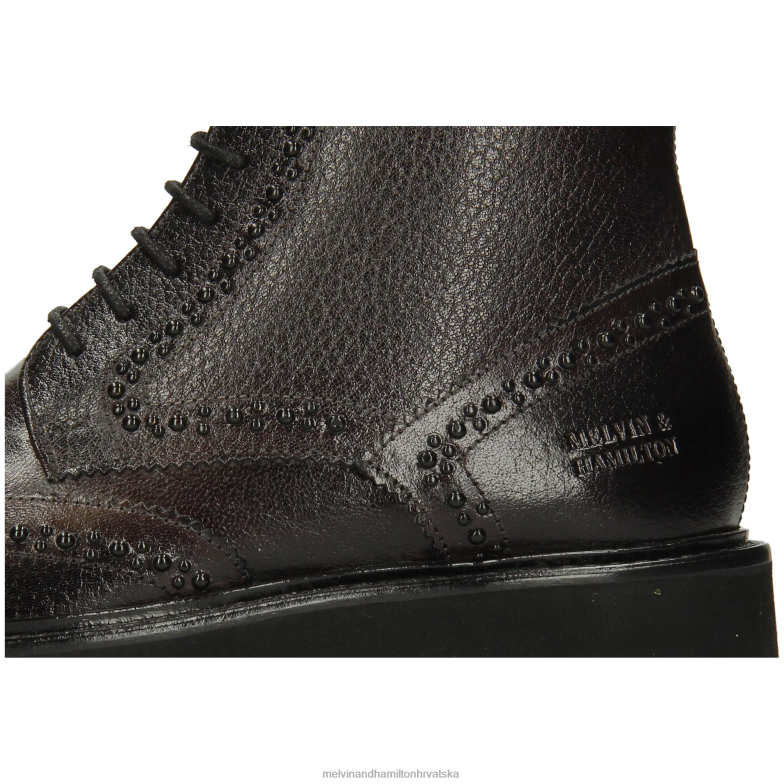 sally 120 žene Melvin & Hamilton crno 22DJH882 gležnjače