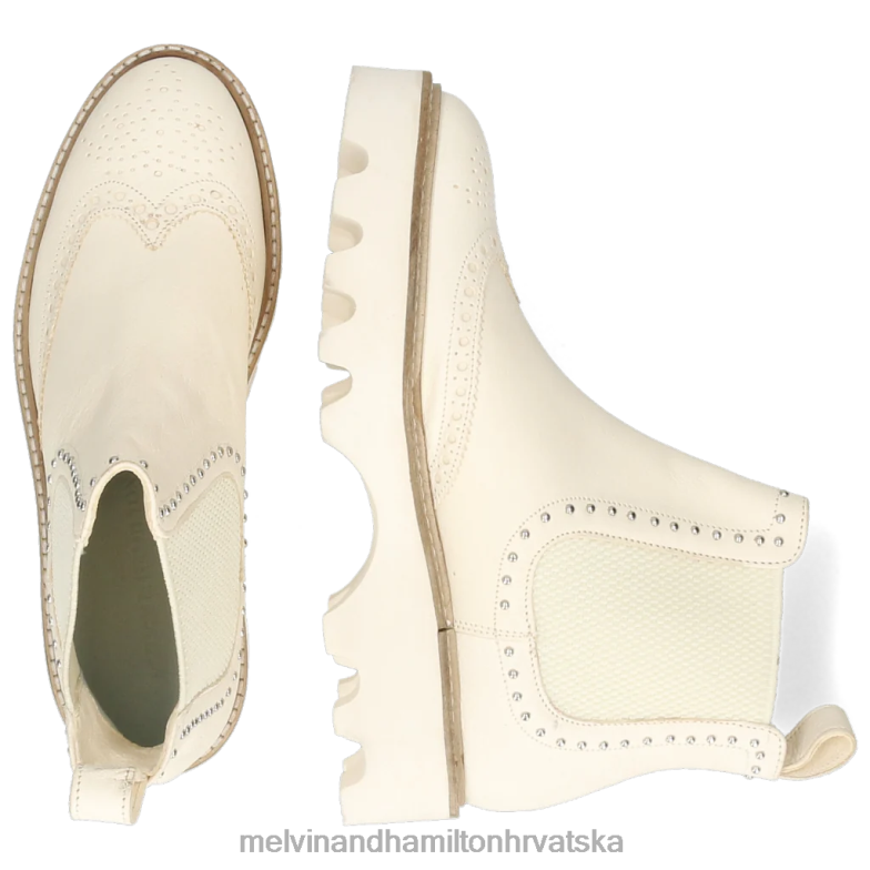 sally 167 žene Melvin & Hamilton bijela 22DJH1123 gležnjače
