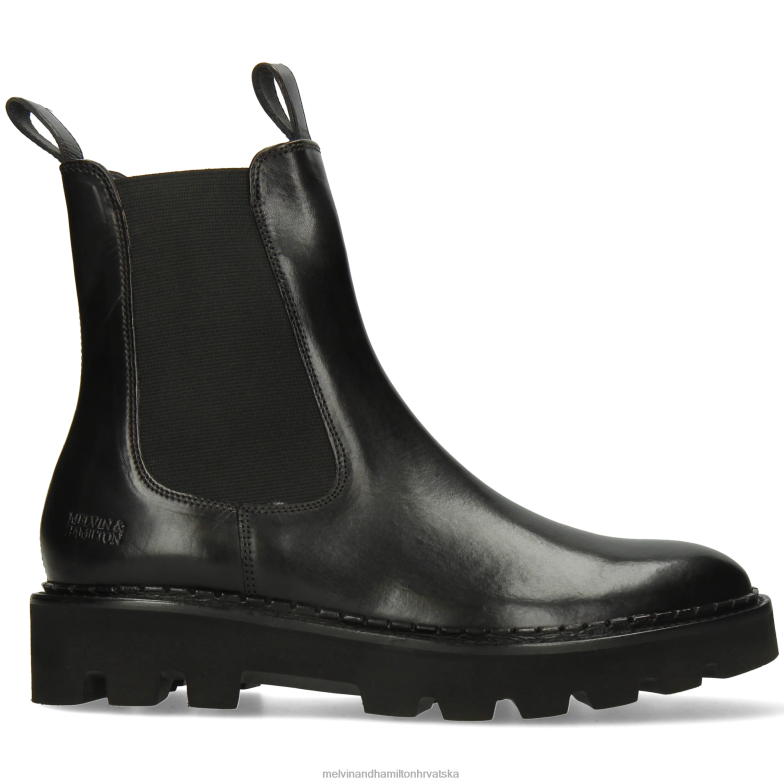 sally 186 žene Melvin & Hamilton crno 22DJH779 gležnjače