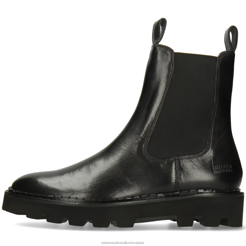 sally 186 žene Melvin & Hamilton crno 22DJH779 gležnjače