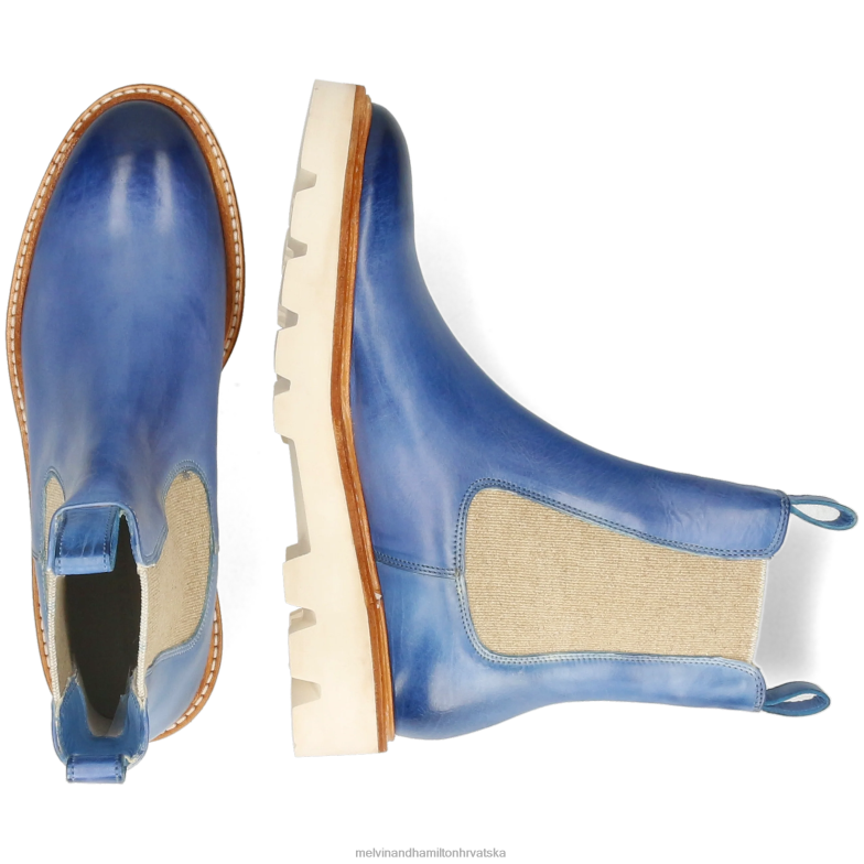 sally 186 žene Melvin & Hamilton plava 22DJH862 gležnjače