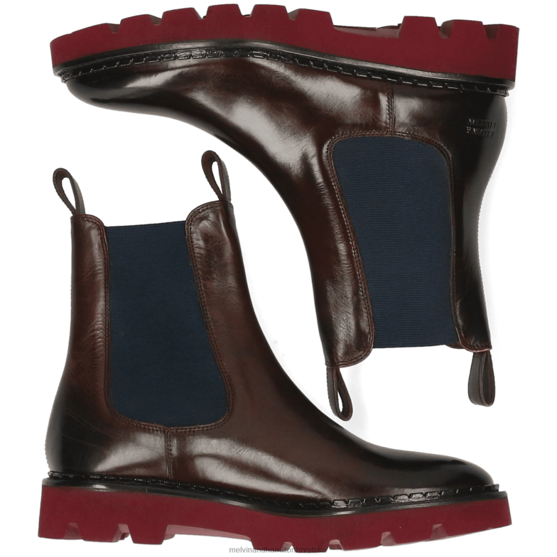 sally 186 žene Melvin & Hamilton smeđa 22DJH860 gležnjače