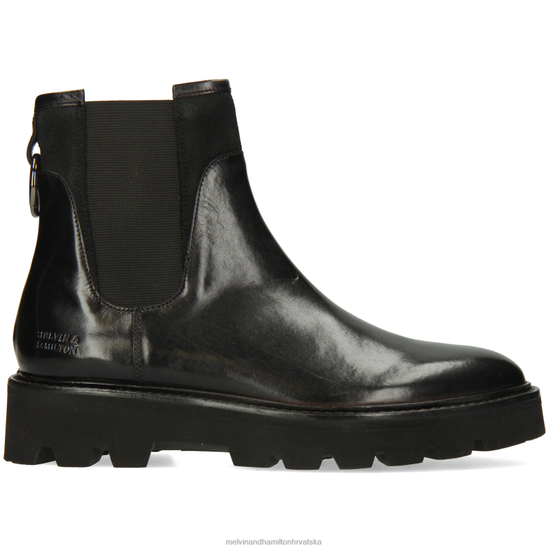 sally 187 žene Melvin & Hamilton crno 22DJH917 gležnjače