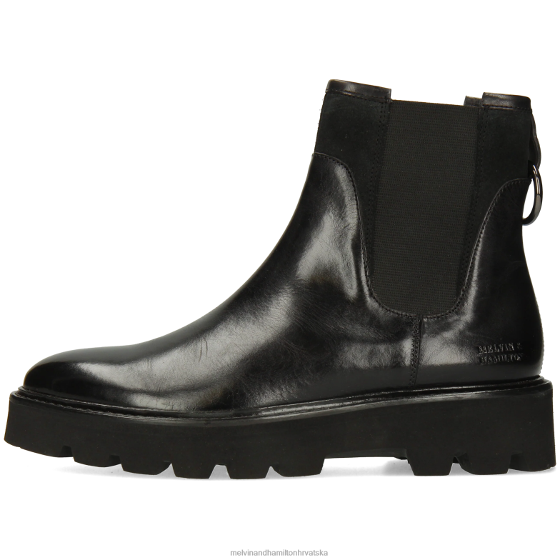 sally 187 žene Melvin & Hamilton crno 22DJH917 gležnjače