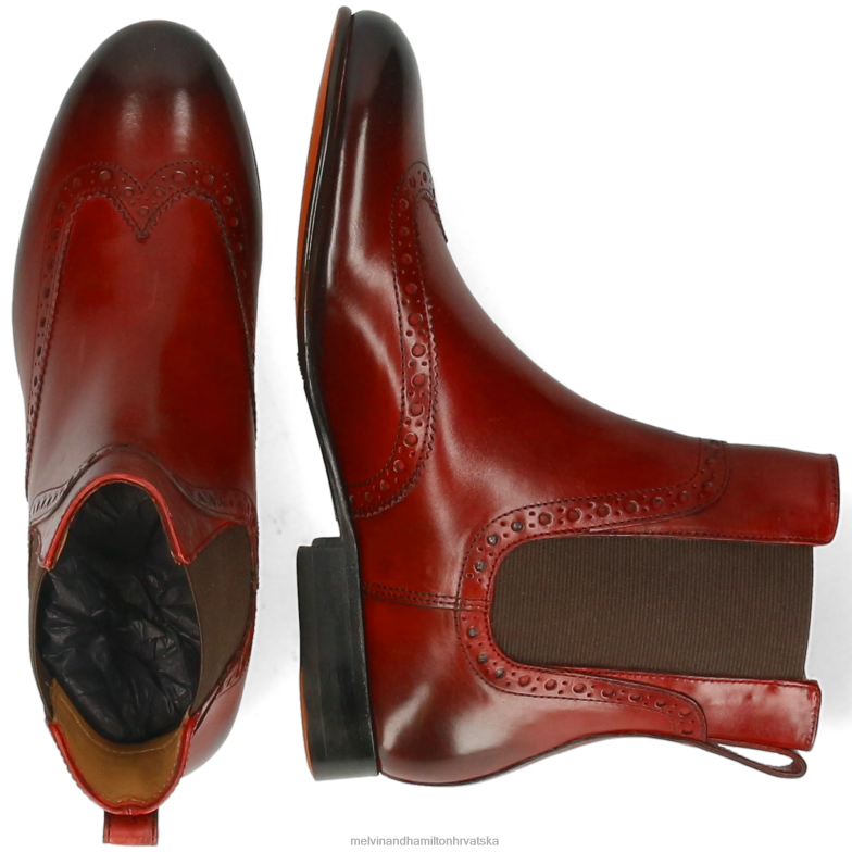 sally 192 žene Melvin & Hamilton Crvena 22DJH833 gležnjače