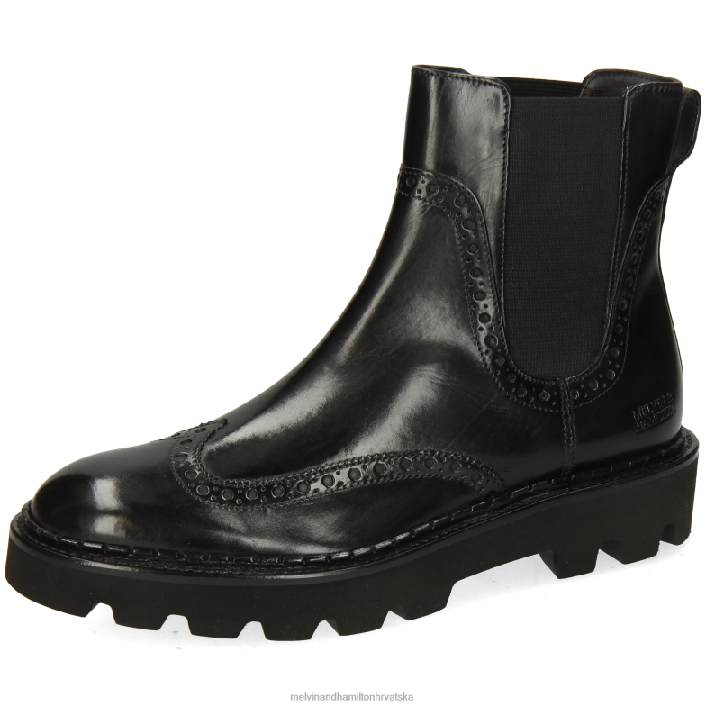 sally 192 žene Melvin & Hamilton crno 22DJH802 gležnjače