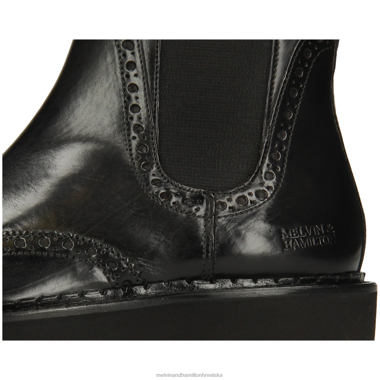 sally 192 žene Melvin & Hamilton crno 22DJH802 gležnjače