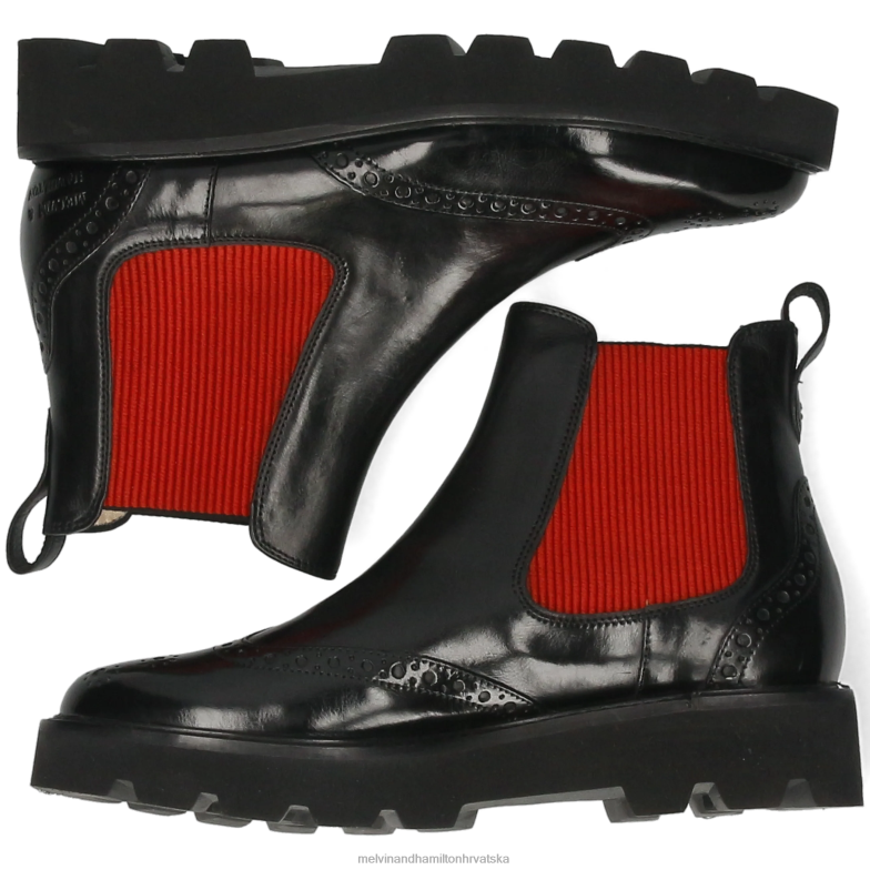 selina 29 žene Melvin & Hamilton crno 22DJH906 gležnjače